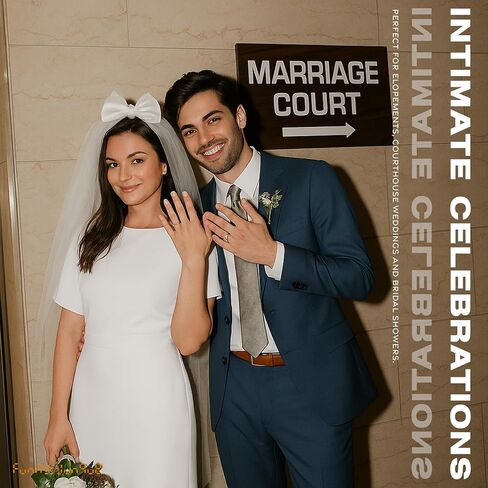 غير تقليدي Junque Bride to Be Veil مع القوس، حجاب أبيض لحفلات العازبة لحفلات الزفاف، وحفلات الزفاف وهدايا الخطوبة in Kuwait