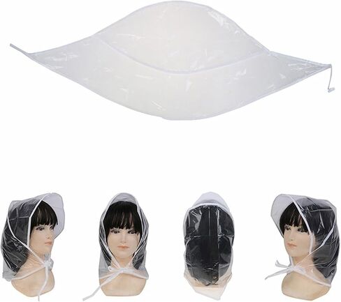 PVC Hooded Rain Cap Hat with Visors and Windproof Water in Saudi Arabia