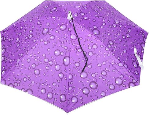 77cm HeadMounted Sun & Rain Umbrella Hat – Windproof, Foldable, Adjustable Elastic Band in Saudi Arabia