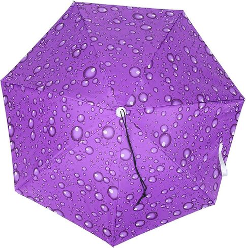 77cm HeadMounted Sun & Rain Umbrella Hat – Windproof, Foldable, Adjustable Elastic Band in Saudi Arabia