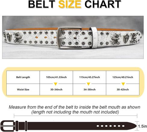 Black Studded Belt Y2k Skull Belt Y2k Studded Belts for Men Women Punk Emo Gothic Skull Spiked Belts in Saudi Arabia