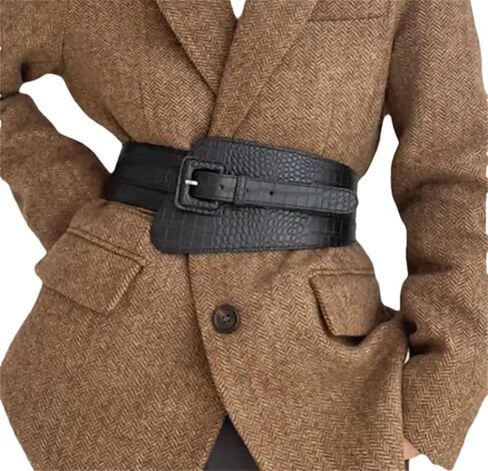 Pulcykp Women Super Wide Elastic Waist Seal With Coat Skirt Belt 60-80cm in Saudi Arabia