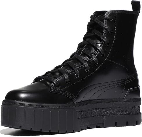 Puma - Womens Mayze Boot X Dua Lipa Shoes, Size: 6 M US, Color: Puma Black in Saudi Arabia