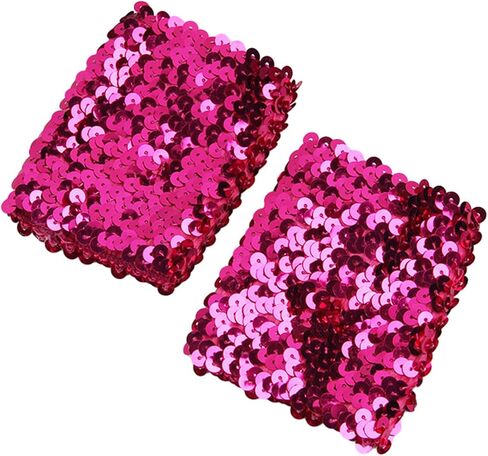 Stylish Stretchy Elastic Arm Sleeves Blingbling Sequins for Costume Women's Cuffs Arm Sleeve with Stunning Sequins in Saudi Arabia