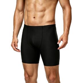Men‘s Swim Jammers, Athletic Square Leg Training Swimming Shorts, Endurance Quick Dry UPF 50+ Racing Trunks Swimsuit in Saudi Arabia