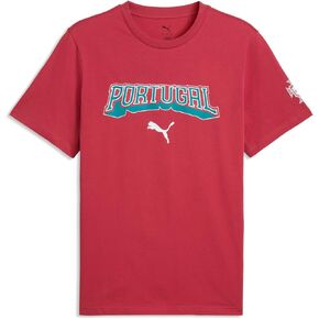 PUMA Mens Portugal Ftblculture All Over Print Crew Neck Short Sleeve Athletic Soccer Cleats - Green in Saudi Arabia