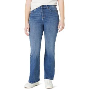 Amazon Essentials Girls' High Stretch High-Rise Flare Jeans in Kuwait