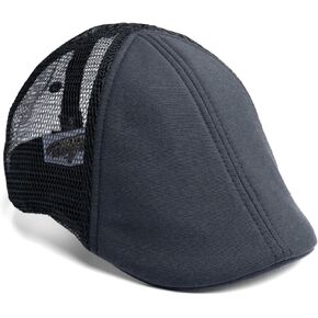 The Original Boston Scally Cap - The Mesh Trucker Mens Flat Hat - Six Panel Newsboy Cap for Men in Kuwait