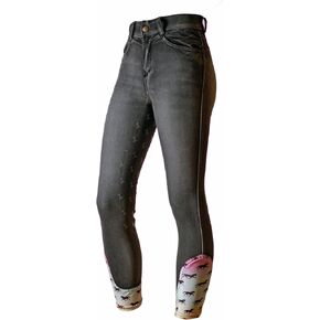 Anni Lyn Sportswear Women's Stretch Denim Full Seat Breech in Saudi Arabia