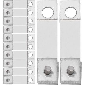 Gatuida 12pcs Silver Metal Pendulum Clock Movement Mainspring Kit with Suspension Spring for Grandfather and Wall Clock Repair, Silent Function, Iron Material, for Quiet Environments in Saudi Arabia