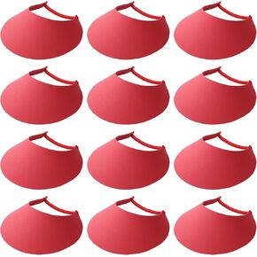 12 Pack Foam Sun Visors,Adjustable Lightweight Summer Visors for Adults, Beach, and Group Events in Saudi Arabia