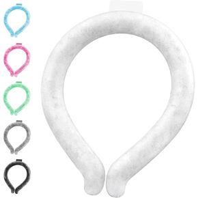 Cooling Neck Wrap for Summer Heat Relief, Wearable Ice Neck Cooler Ring with Quick Freeze Gel, Reusable Hands-Free Cold Band Lasts Up to 5 Hours for Outdoor, Yardwork, Workouts in Kuwait