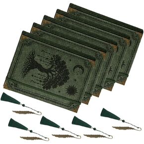 Elegant vintage PU leather photo album, featuring a three-ring design and a hard cover, perfect for treasuring special memories (5, Brown) in Saudi Arabia