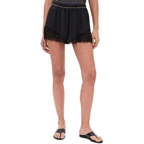 Free People Women's Meet Me In The Middle Tap Satin Shorts in Kuwait