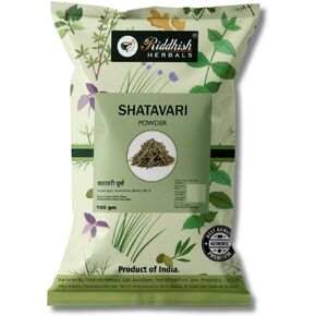 Shatavari Root Powder 100g Pack of 1| Pure Herbal Powder | Traditional Botanical Preparation | Plant-Based Product in Saudi Arabia