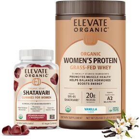 SRI-81™ Shatavari Vegan Gummies and Whey Protein Powder - Vanilla in Saudi Arabia