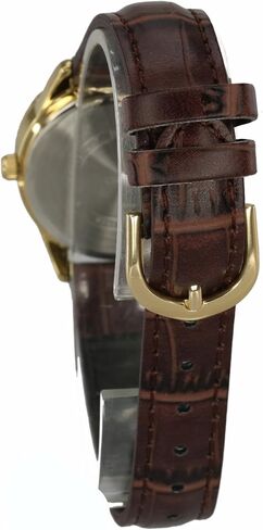 Casio Women's LTP-V005GL-9A Brown Genuine Leather Band Analog Watch in Saudi Arabia