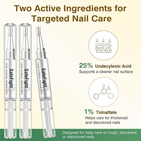 Toenail Fungus Treatment ExtraStrength - Nail Repair for DamagedNails, Nail Repair with 25% UndecylenicAcid & Tolnaftate, Toenail FungusTreatment for Fungal ToenailFingernails & Athletes Foot 3PCS in Saudi Arabia
