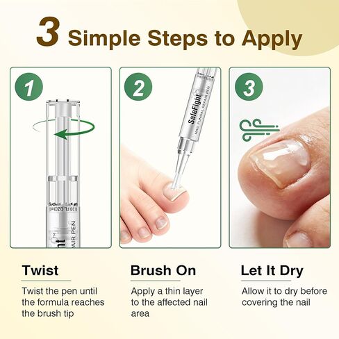 Toenail Fungus Treatment ExtraStrength - Nail Repair for DamagedNails, Nail Repair with 25% UndecylenicAcid & Tolnaftate, Toenail FungusTreatment for Fungal ToenailFingernails & Athletes Foot 3PCS in Saudi Arabia