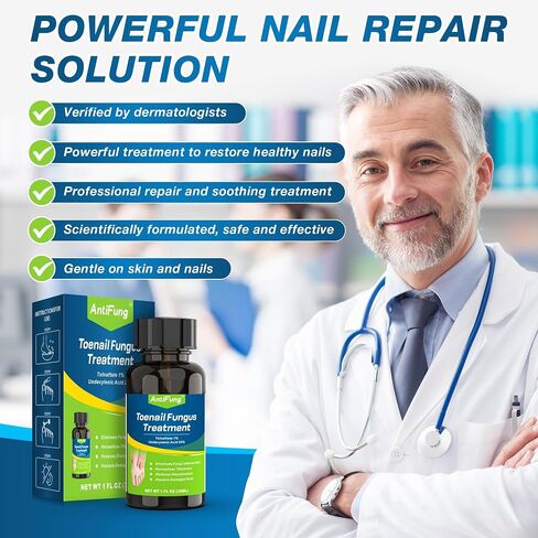Toenail Fungus Treatment Extra Strength – Maximum OTC with 25% Undecylenic Acid – for Thick, Nail Strengthener and Growth, for Broken, Discolored Nail & Ingrown Toenail, 30ml in Saudi Arabia