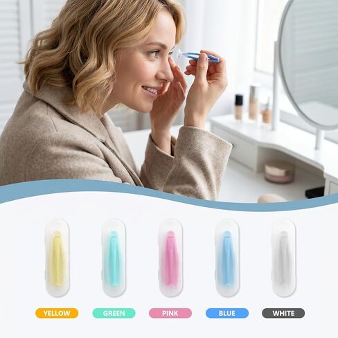 30 Pack Soft Contact Lens Remover Tool, Portable Eye Contacts Applicator Set with Tweezers and Inserter in Saudi Arabia