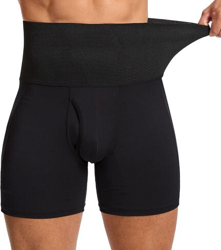 SEXYWG Mens Shapewear Shorts Tummy Control High Waist Compression Shorts Belly Slimming Underwear Leg Shaper Boxer Briefs in Kuwait