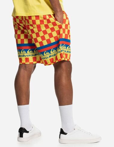 Quiksilver x Stranger Things The Echo Beach Volley Shorts Red in Kuwait