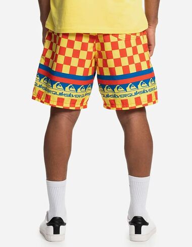 Quiksilver x Stranger Things The Echo Beach Volley Shorts Red in Kuwait
