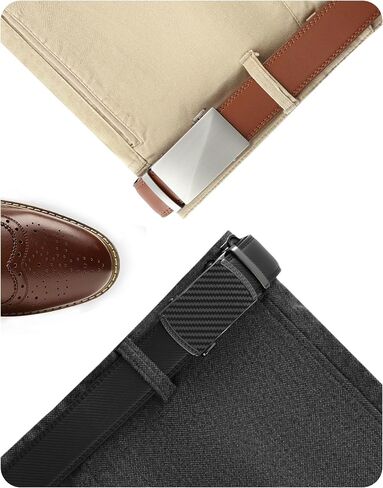 CHAOREN Mens Belt Leather Ratchet Belt 2 Pack - Customizable Fit, Effortless Style (35mm) in Kuwait
