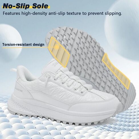 Golf Shoes Men Spikeless No-Slip Lightweight Quick Entry Heel Outdoor Sneakers in Kuwait
