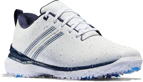 SQAIRZ Limited Edition Leather NF1990MO Mens Golf Shoes, Designed by Sir Nick Faldo, Includes Autograph Photo, Golf Shoes Men, Designed for Balance & Performance, Replaceable Spikes in Kuwait