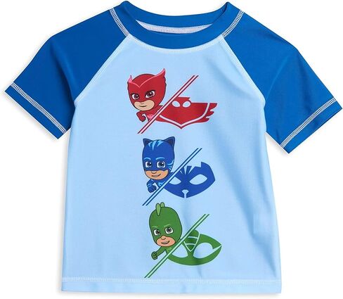 PJ Masks Toddler Boys' Rash Guard and Swim Trunks Set in Kuwait