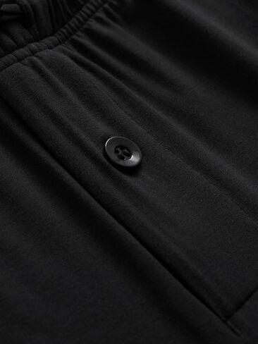 Latuza Men's 26" Inseam Short Length Pajama Pants Bamboo Viscose Lounge Pants in Kuwait