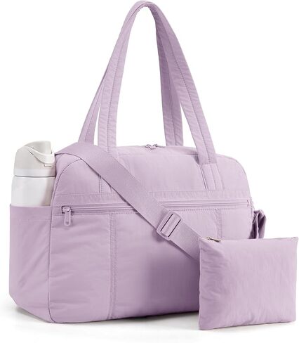 LIGHT FLIGHT Personal Item Travel Bag, Lightweight Gym Bag for Women, 20L Weekender Bag with Toiletry Pouch, Carry on Overnight Dance Bag, Camel in Saudi Arabia