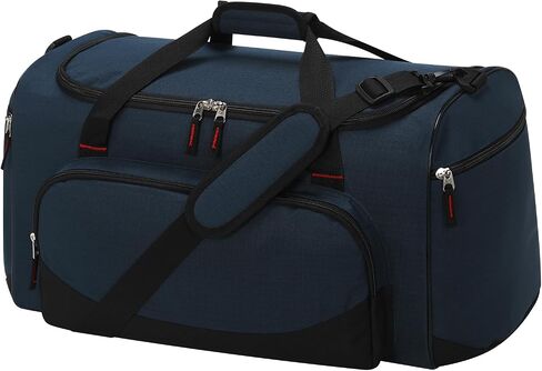 45L Gym Sport Duffle Bag - 20 inch Weekender Overnight Bag for Travel, Workout, Fitness, Training (Black-45L) in Saudi Arabia