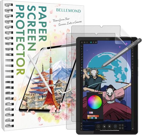 BELLEMOND | Kent Paper Screen Protector for Lenovo Tab M11 / K11 LTE (2024) 11" | Smooth Surface PET Film for Sketching & Note-Taking | Made in Japan | 2 Set in Kuwait