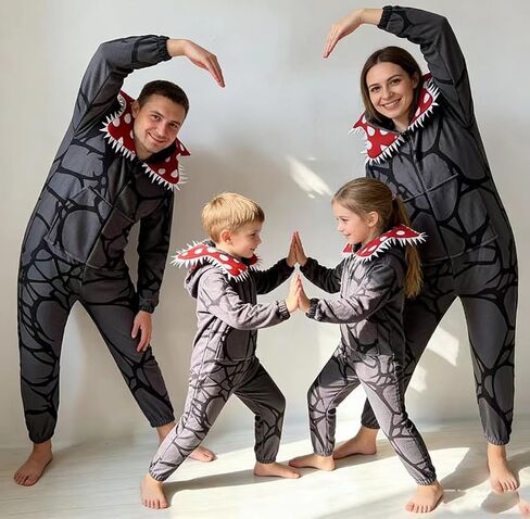 Demogorgon Onesie Jumpsuit Cosplay Costume Sleepwear in Saudi Arabia