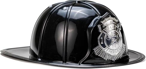 COLLECT PRESENT Deluxe Firefighter Helmet for Adults - Authentic Fire Chief Hat Design - Made from Sturdy Plastic in Saudi Arabia