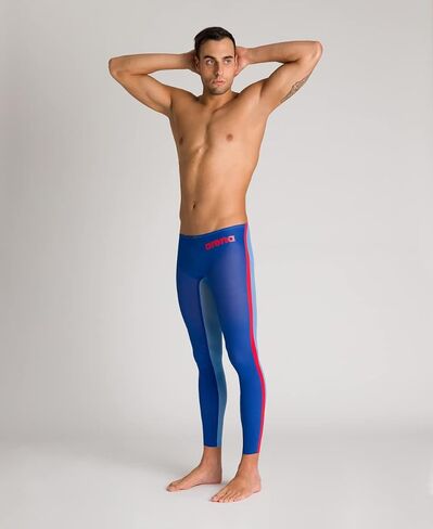 ARENA Men's Powerskin R-Evo Open Water Swim Triathlon Pants, Ocean Blue, 24 in Kuwait