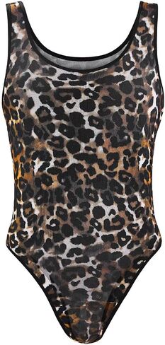 Landofgenie Mens Bodysuit Leotard Singlet Thong Stretchy U Convex Pouch Sleeveless One Piece for Workout Swimwear Lingerie in Kuwait