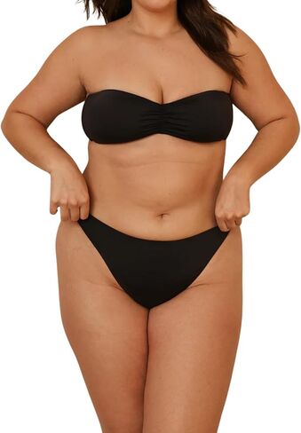 Black Hudson Bandeau Cheeky Set in Saudi Arabia
