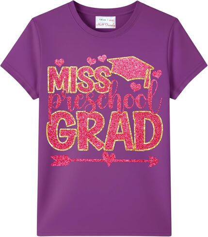 Preschool Graduation Shirt for Kids Pre-K Grad Gifts for Girls Boys T-Shirt Top in Kuwait