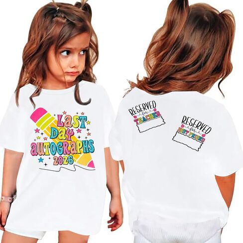 Last Day of School Shirt for Kids Boys Girls Kindergarten Graduation Tshirt Funny End of Year Student Vacation Top in Saudi Arabia