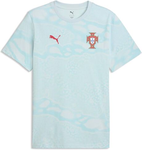 PUMA Mens Portugal Ftblculture All Over Print Crew Neck Short Sleeve Athletic Soccer Cleats - Green in Saudi Arabia