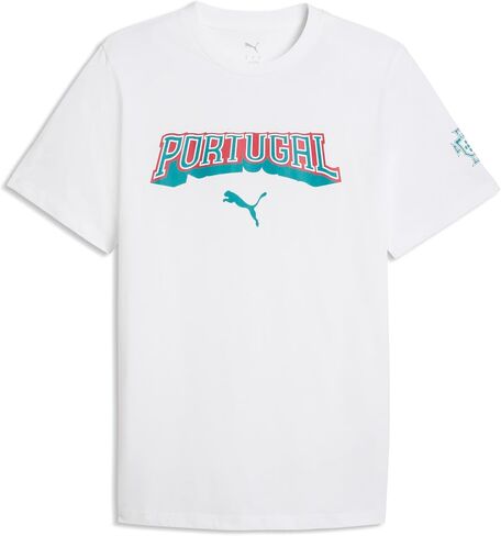 PUMA Mens Portugal Ftblculture All Over Print Crew Neck Short Sleeve Athletic Soccer Cleats - Green in Saudi Arabia