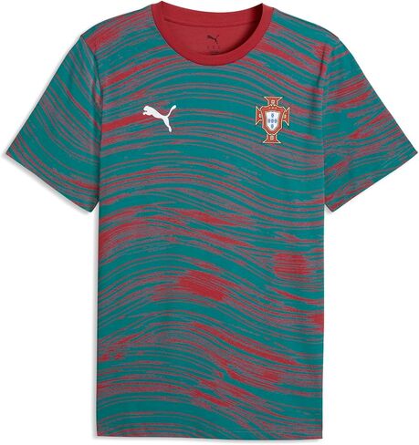 PUMA Mens Portugal Ftblculture All Over Print Crew Neck Short Sleeve Athletic Soccer Cleats - Green in Saudi Arabia