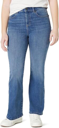 Amazon Essentials Girls' High Stretch High-Rise Flare Jeans in Saudi Arabia