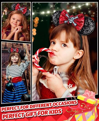 Pirate Hat Pirate Accessories Women Pirate Costume Women Adult Headband Kids Halloween Party Favors Girl Cosplay in Saudi Arabia