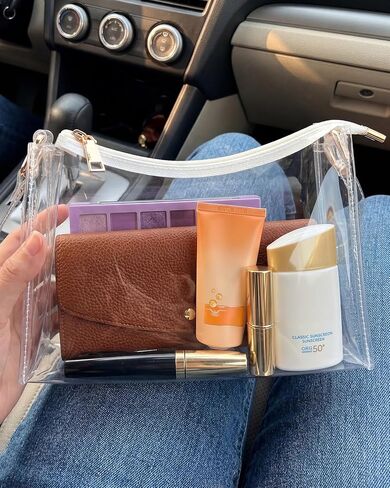 BS-VOG Clear Purses for Women, Clear Shoulder Bag for Stadium Events, Small Stadium Hobo Handbag for Concert Outfits | Clear Purse in Kuwait