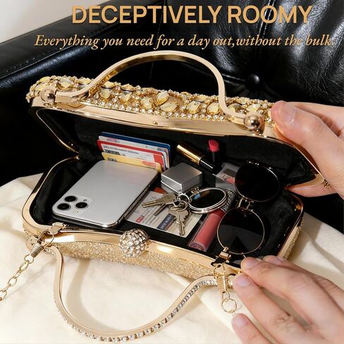 2026 Fringe Rhinestones Clutch Purse for Women Elegant Mesh Evening Bag Crystal Handbag in Kuwait